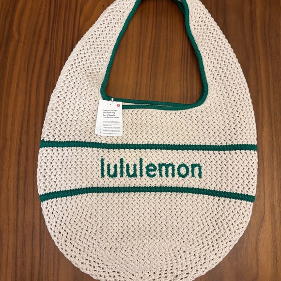Lululemon Cotton Crochet Shoulder Bag 7L - Picture 1 of 1